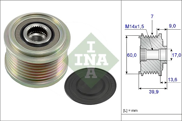 Alternator Freewheel Clutch